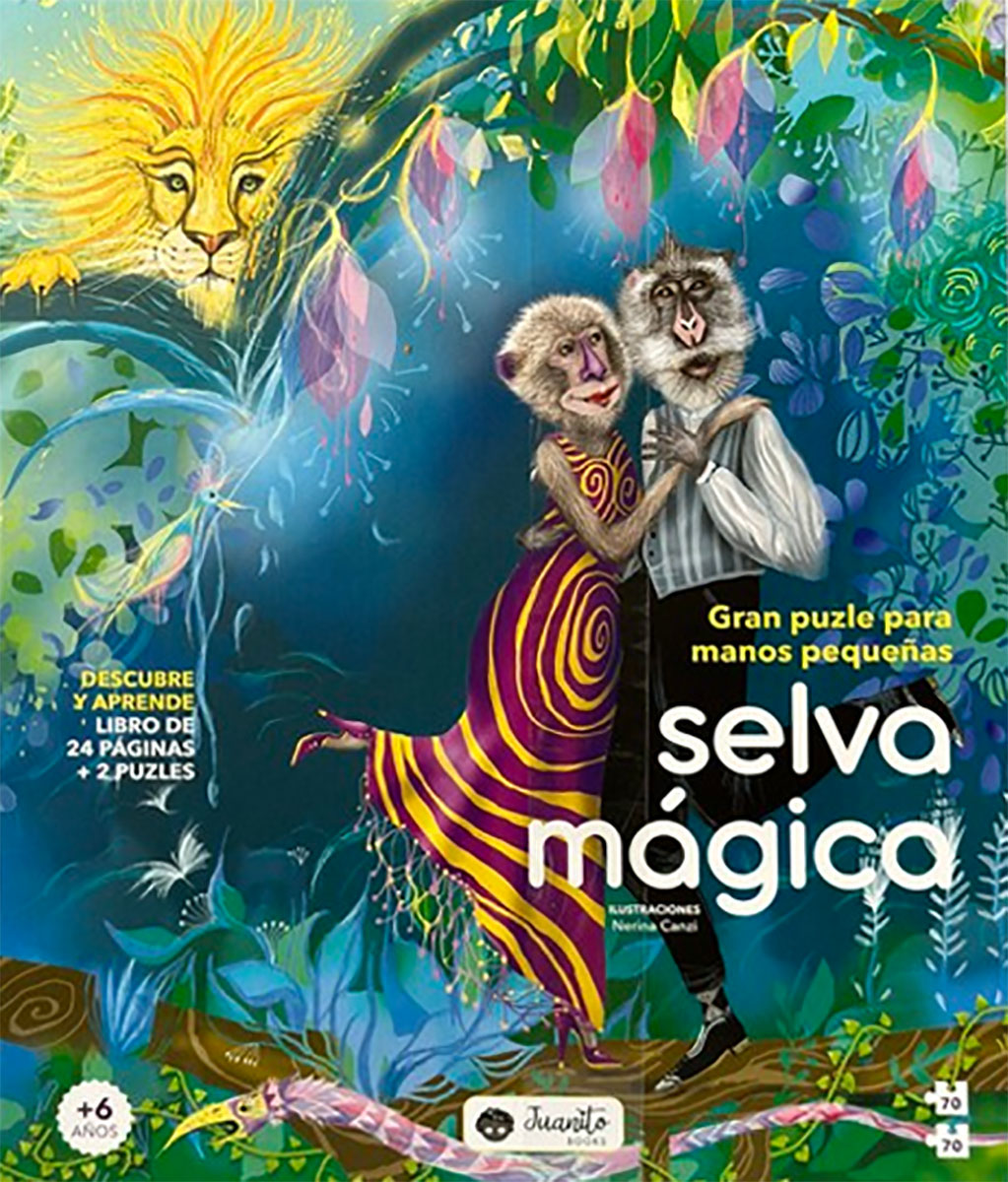 LIBRO PUZZLE SELVA MISTERIOSA